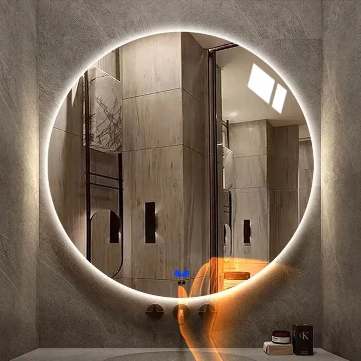 Seawin Metal Matt Black Rectangle Framed Mirror Square Round Corner Modern Wall Mirror For Bathroom Cabinet