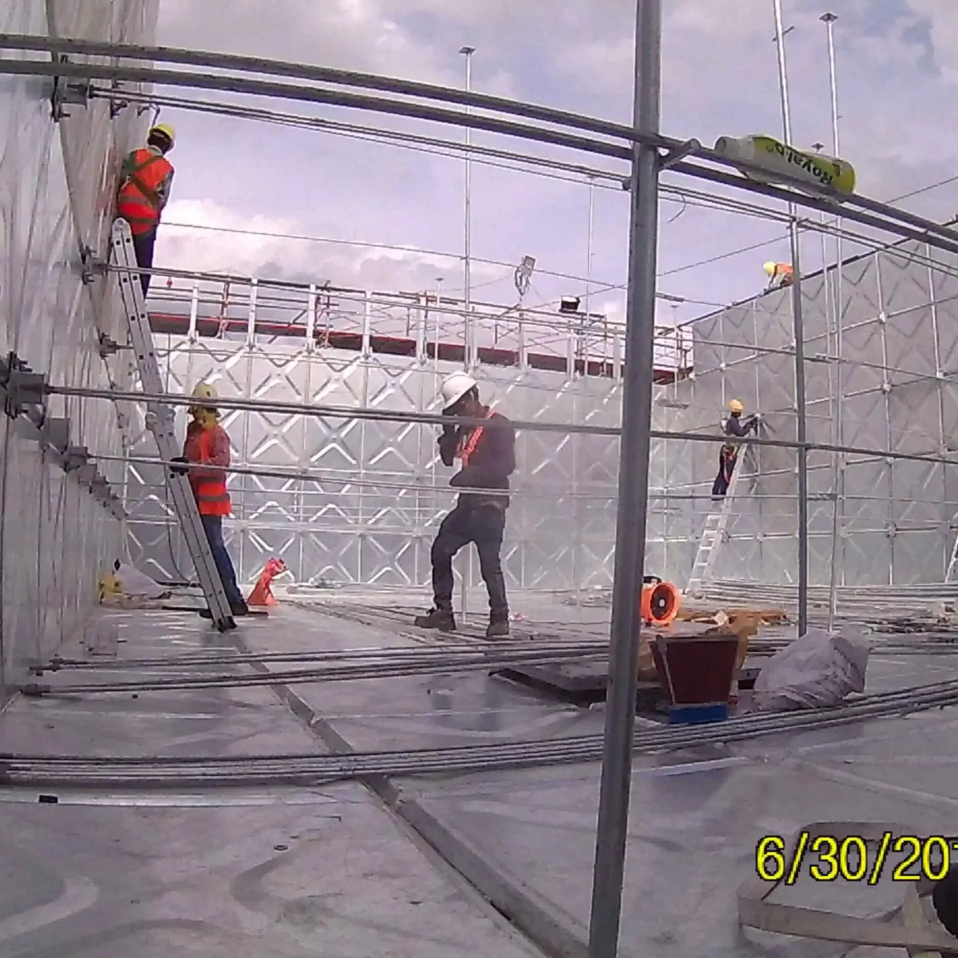 Firefighting galvanized iron sheet water storage tanks for fire sprinkler system, hydrant