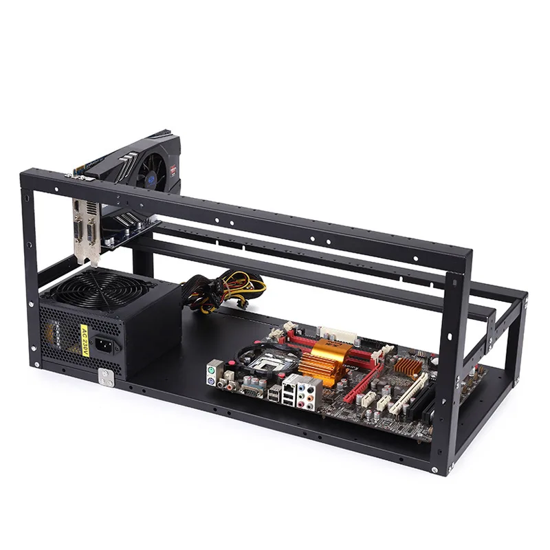 8GPU графическая видеокарта Rig Штабелируемая 8 GPU открытая надувная установка корпус стойка рамка в наличии