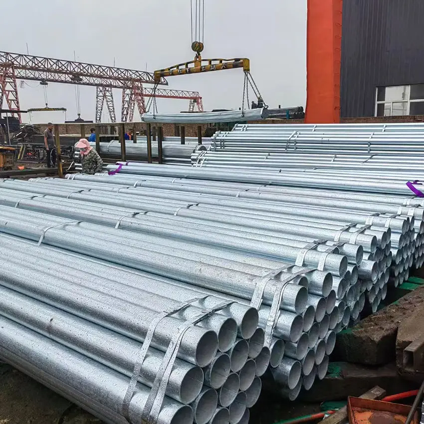 BS1387 structure plain end galvanized steel pipe for scaffolding tube BS1139 customized sch gi steel pipes for scaffold