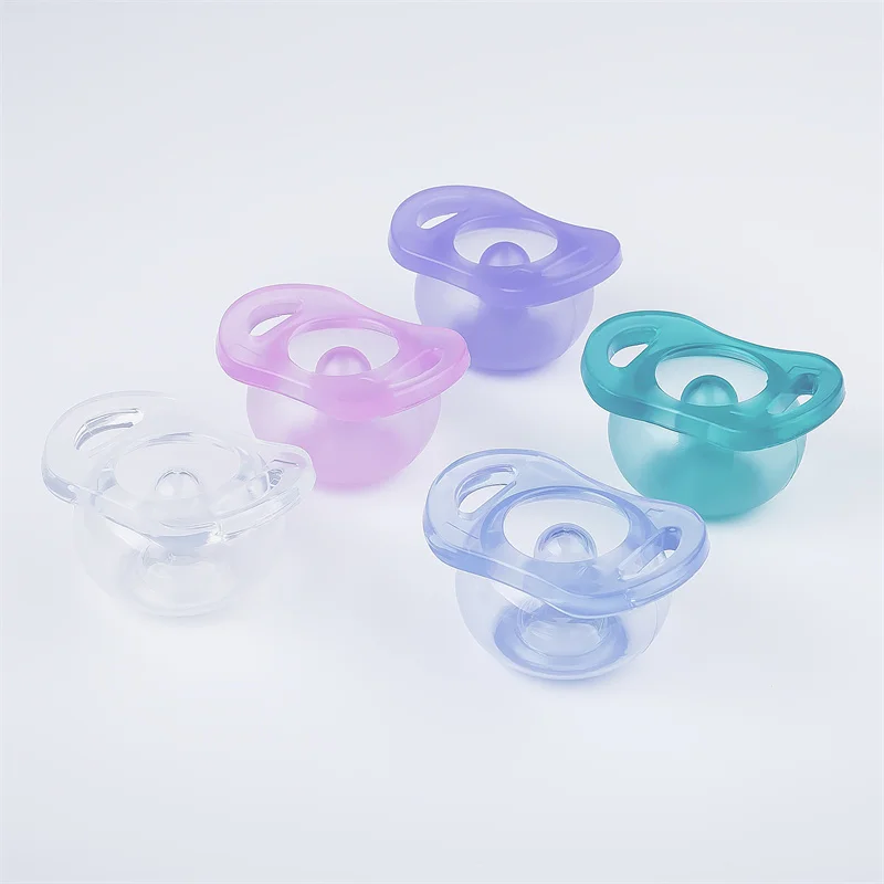 Food Grade Retractable Dummy Pacifiers Baby Pacifier Silicone nipple soother for infant with case box