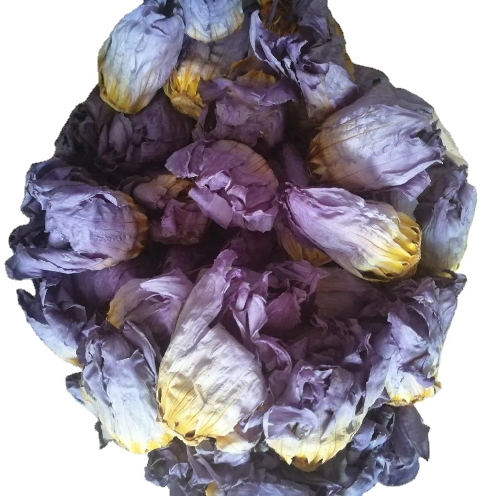 
Fragrant bake Dried blue lotus tea Nymphaea calliantha Conard flowers 