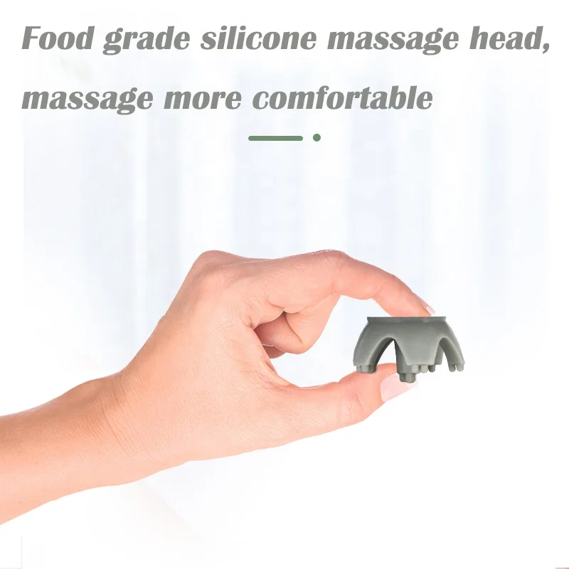 Cat Smart Handy Automatic Silicone Rechargeable Electric Machine Scalp Head Massager