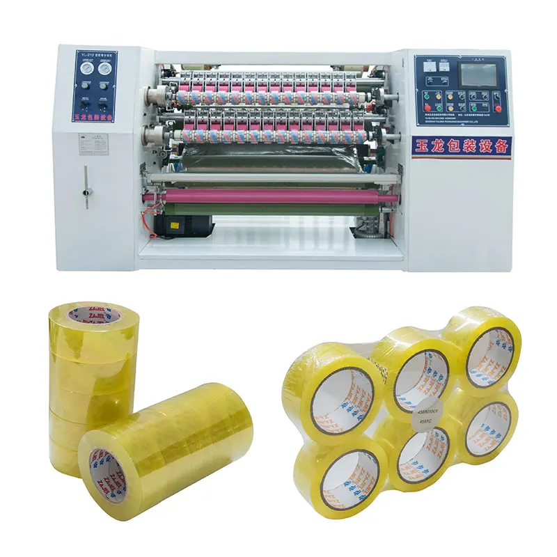 
Hot Selling High Speed Automatic CE Super Clear Bopp Adhesive Tape Slitting Machine 