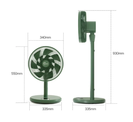 BLDC 12v DC fan automatically head up down premium quality
