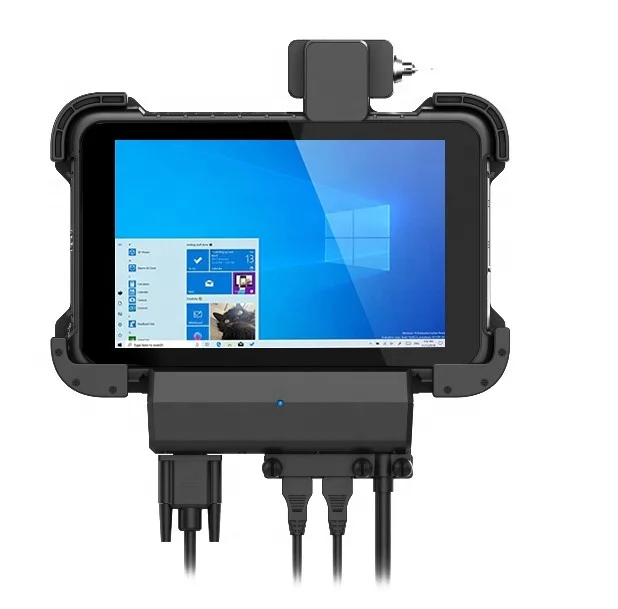 Wall mounted android OS industrial rugged waterproof tablet pc with NFC reader MT8100