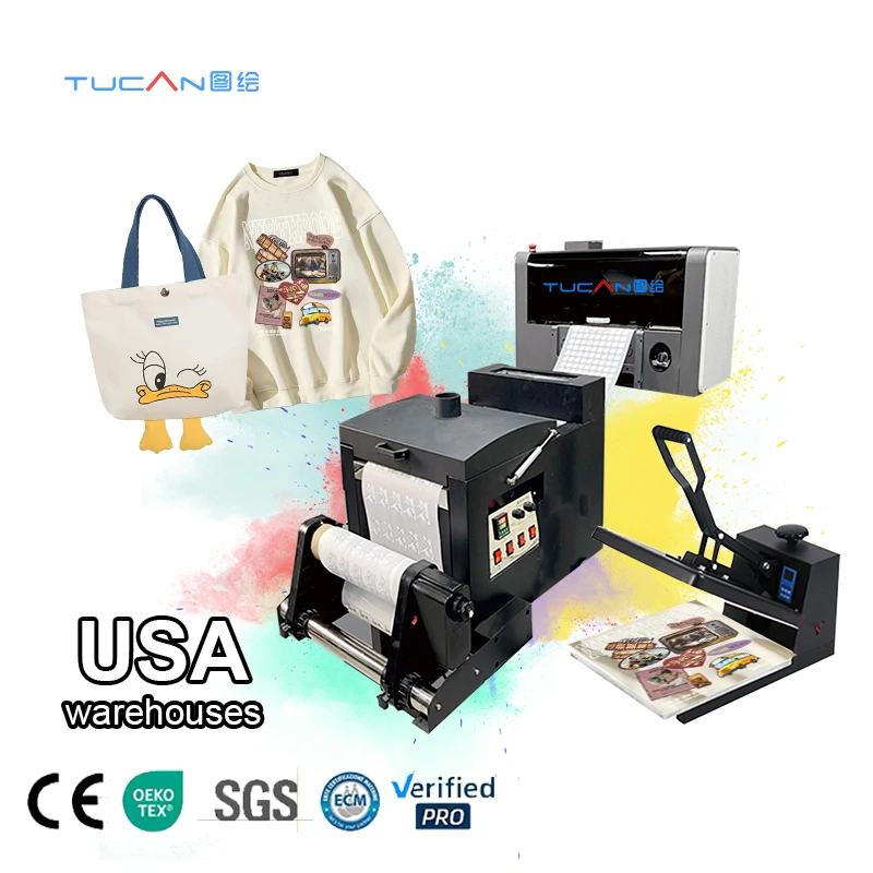 30cm high speed XP600/i3200 print head UV DTF printer crystal sticker cup wrap pen printer transfers