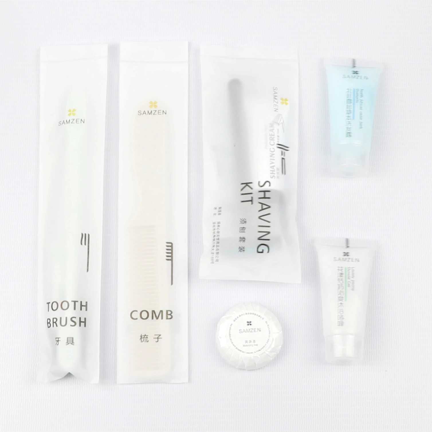 hotel supplies hotel toiletries toothbrush comb soap Shampoo Set