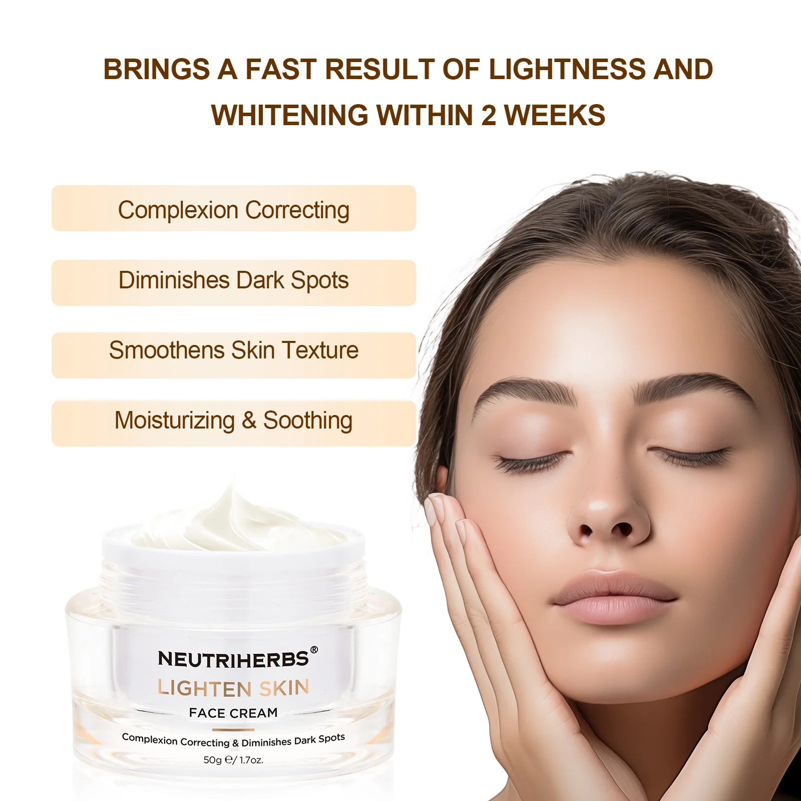 Private Label Professional Bleaching Brightening Tightening Skin Whitening Cream