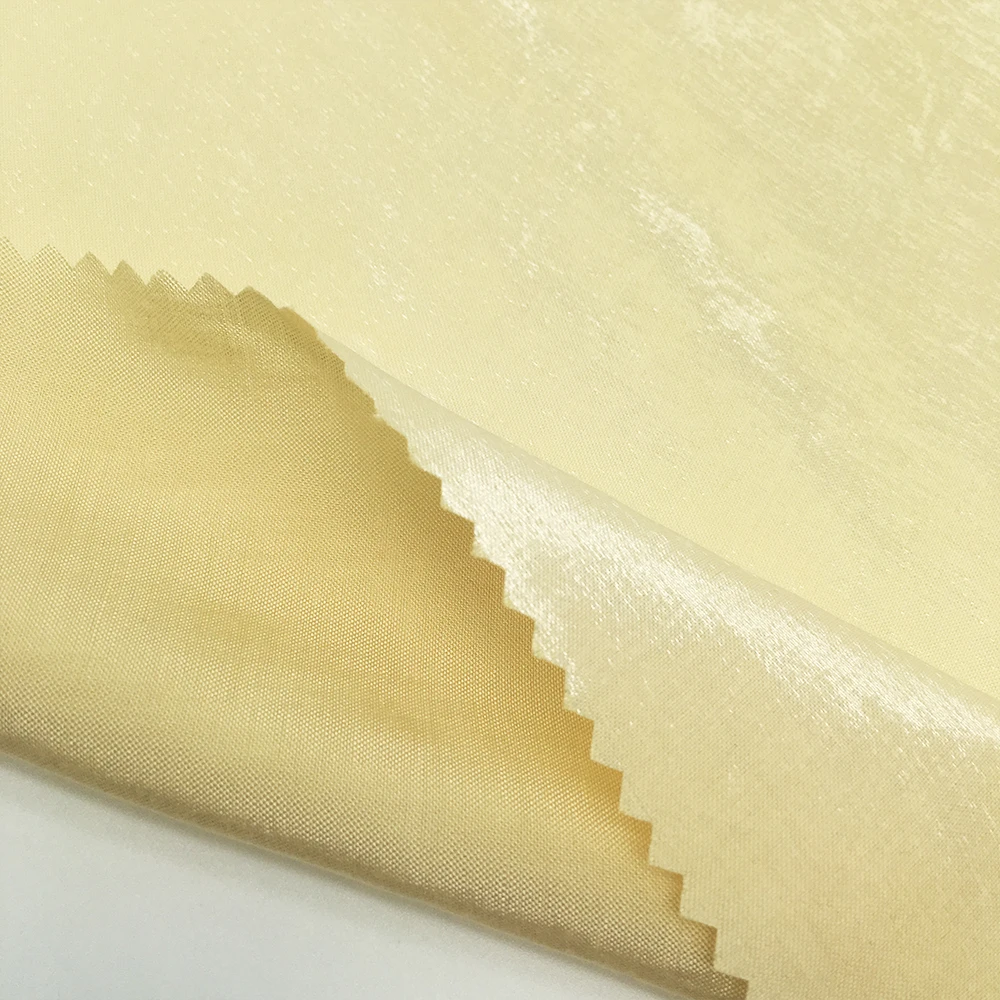 Rayon poly shiny satin comfortable fashion woven dyeing fabric