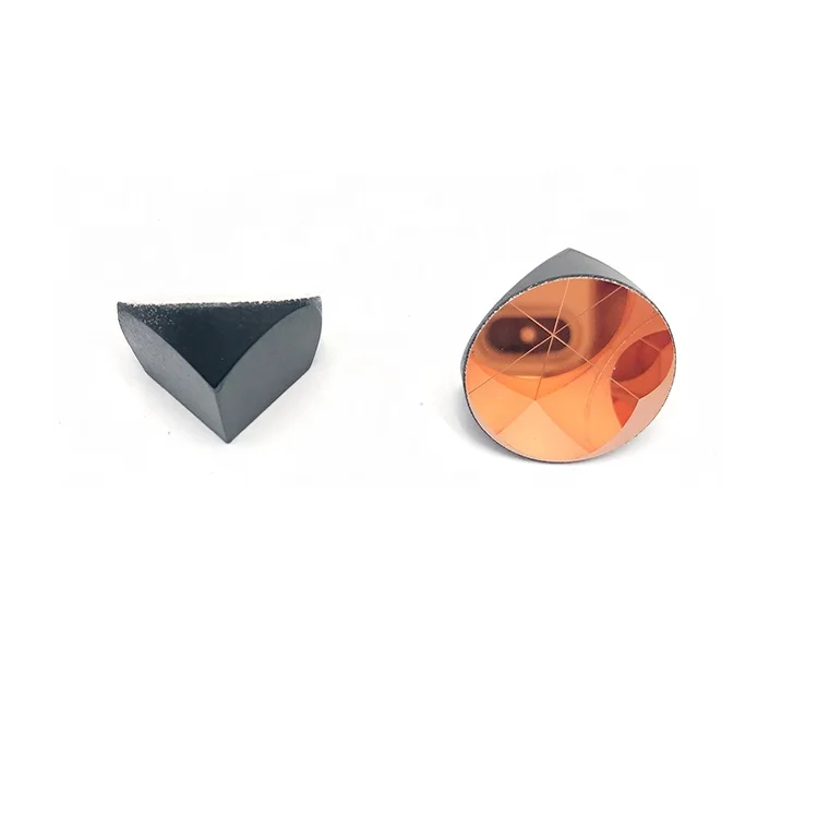 1 Inch BK7 Optical Glass Prisma Copper Coated Corner Cube Prism, Plated 25.4mm Trihedral Retroreflector