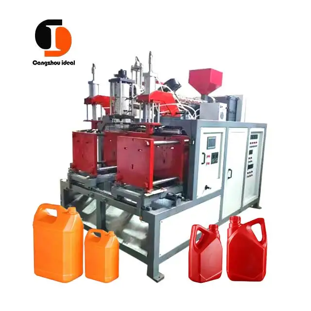 IDEAL 2L 5L Lubricant HDPE Bottle Small Manufacturing Plastic Making blow molding Extrusion Jerry can blow molding machine