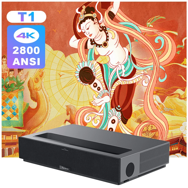 Formovie T1 global version   ALPD40 RGB + triple   technology  4K 2800ANSI LUMENS  laser projector