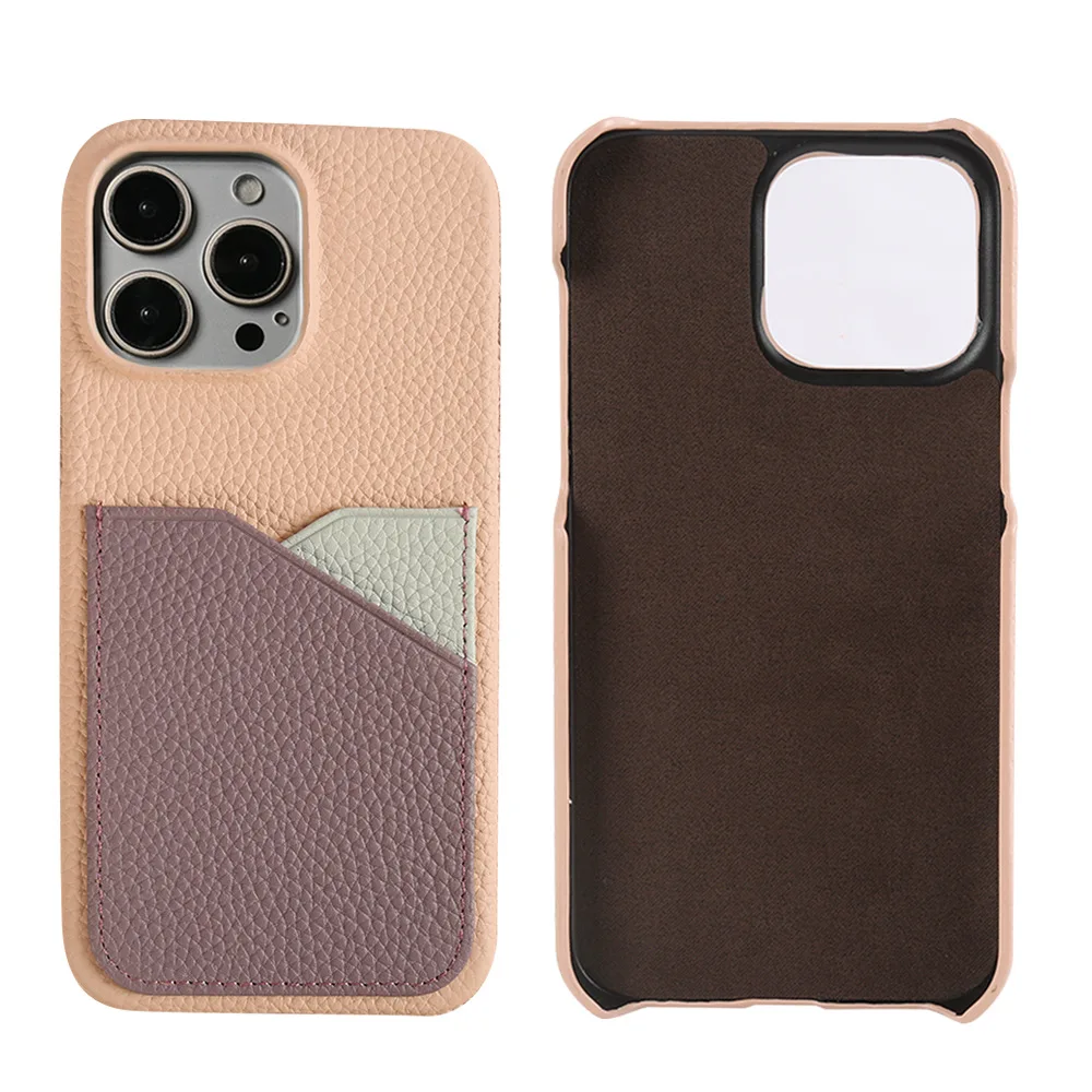 Customized leather Customized leather phone case bag with card holder