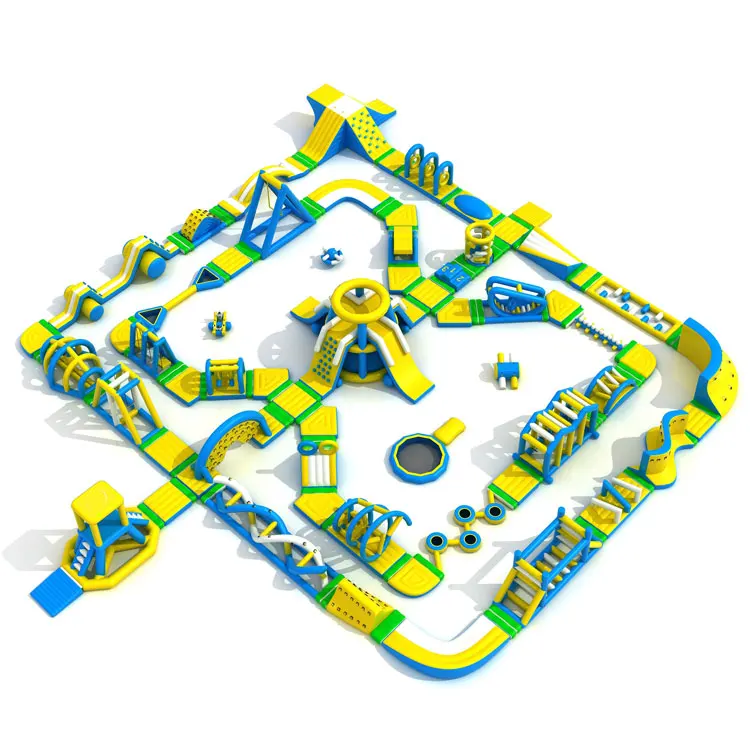 Китайский поставщик, развивающая игровая площадка, коммерческое оборудование для аквапарка, огромная надувная водная горка