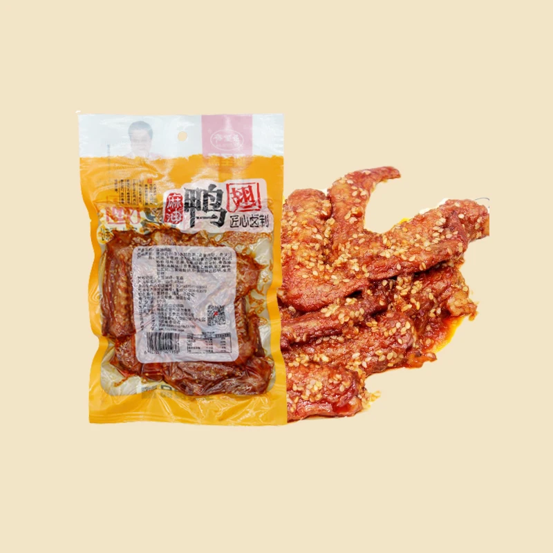 New Product hot Selling Dried Meat Snacks Wholesale of cooked food Sauce flavored duck wings