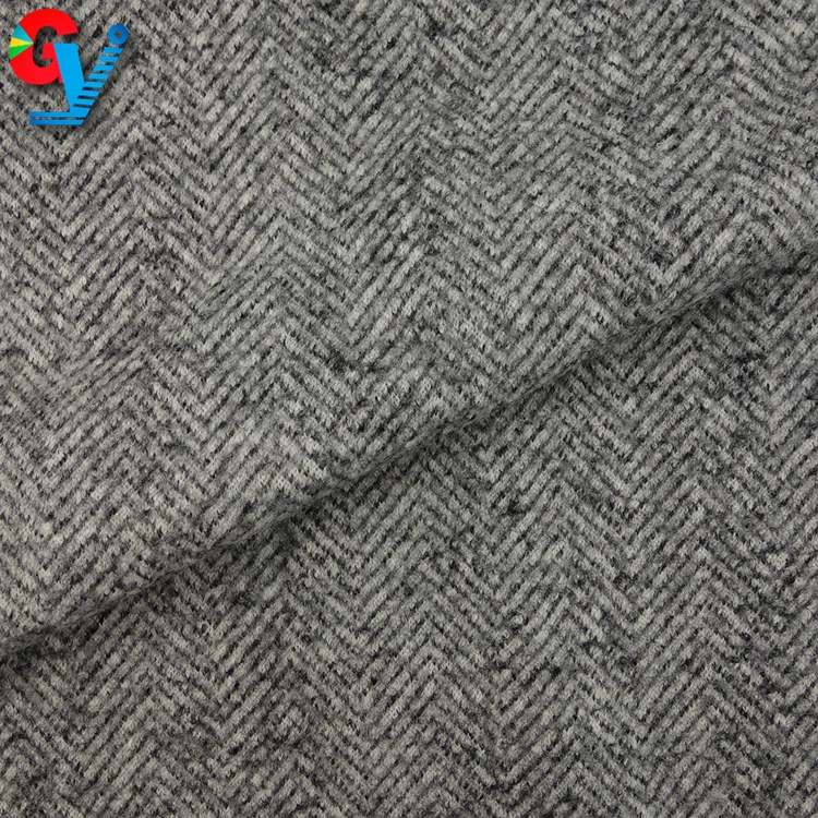 Factory hot sale knitted fabric plain wool 88%