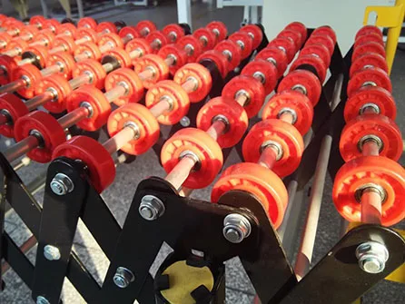 New Gravity Flexible Expandable Plastic Skate Wheel Roller Conveyor