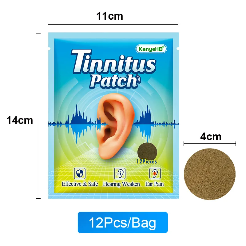 Factory Oem High Quality Tinnitus Patch Natural Herbal Extract Protect Hearing Loss Sticker For Ear Pain Plaster Health Care