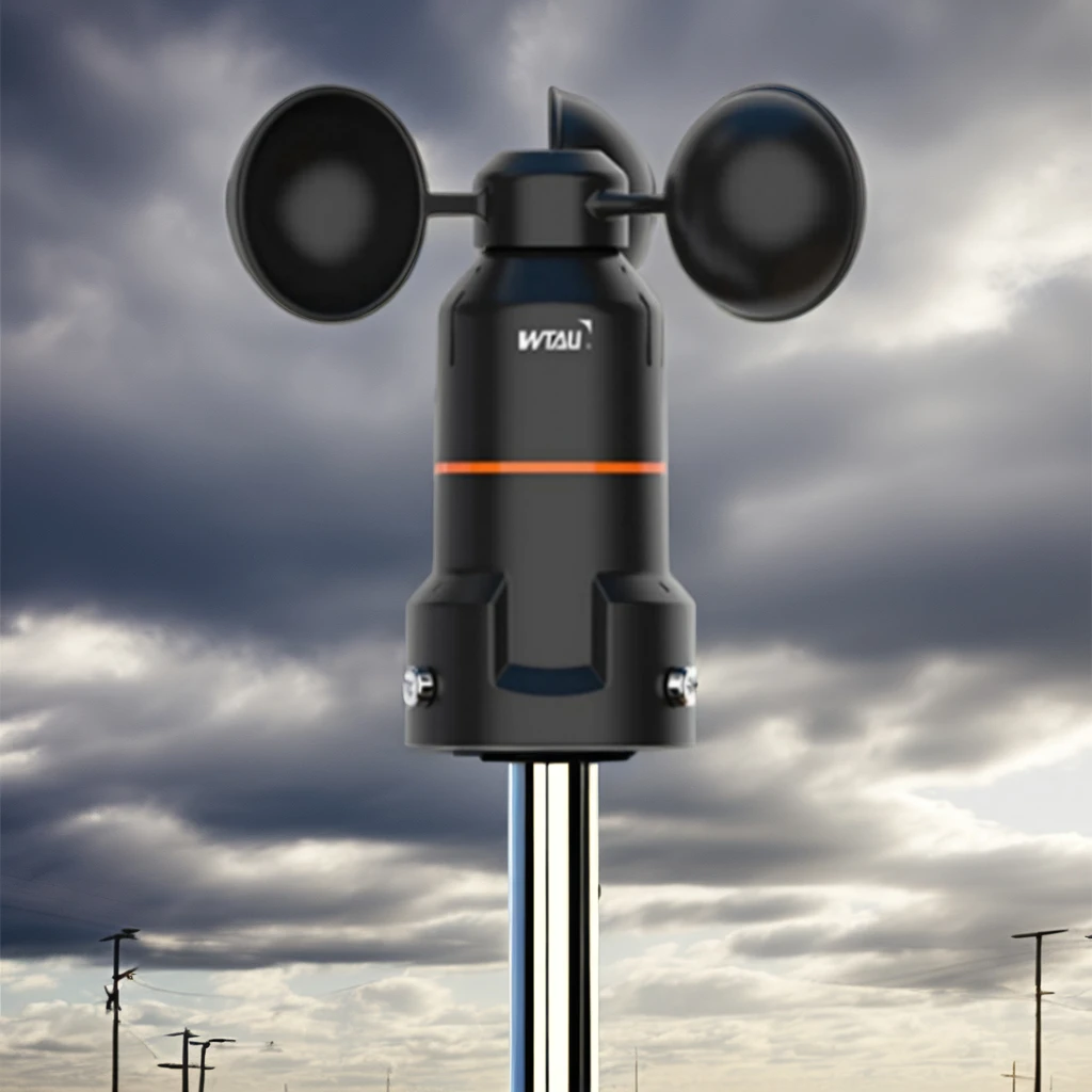 Construction Machinery Anemometer with Data Logger Measuring Wind Speed and Direction