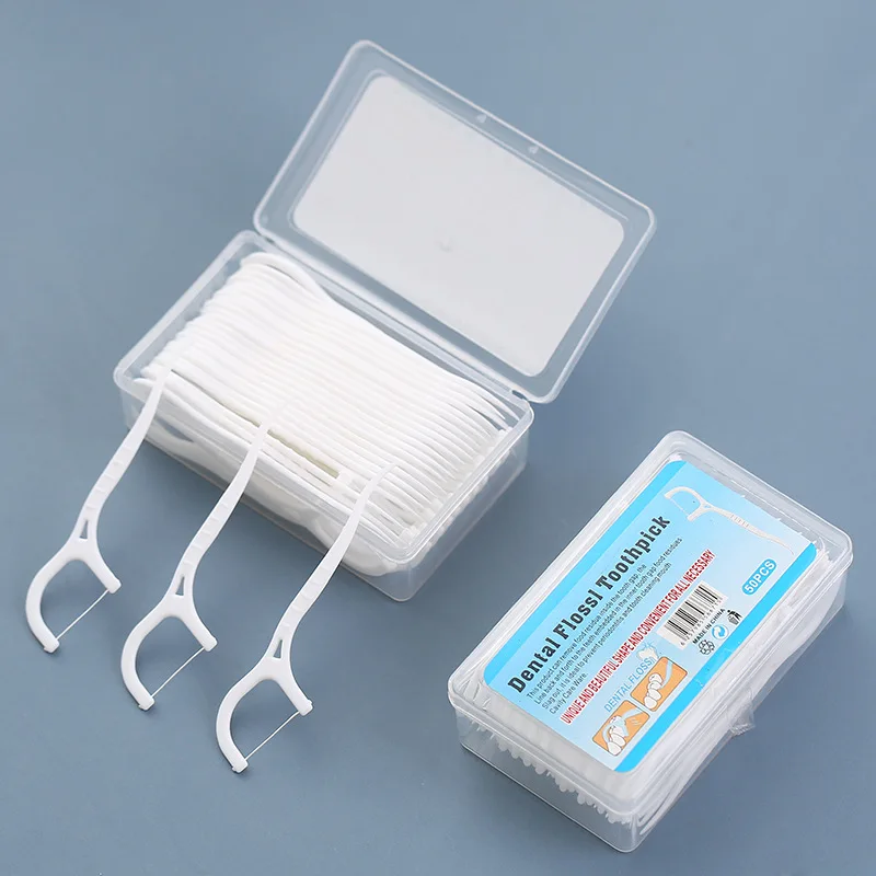 Eco-Friendly Tooth Dental Floss Degradable Dental Picks Disposable Toothpick
