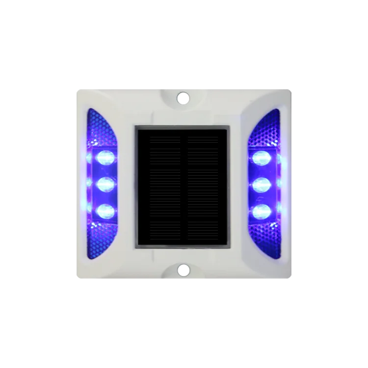 Popular Vialeta Solaris Aluminium Cat Eye Road LED Stud Waterproof IP68 White Reflector Solar Road Marker