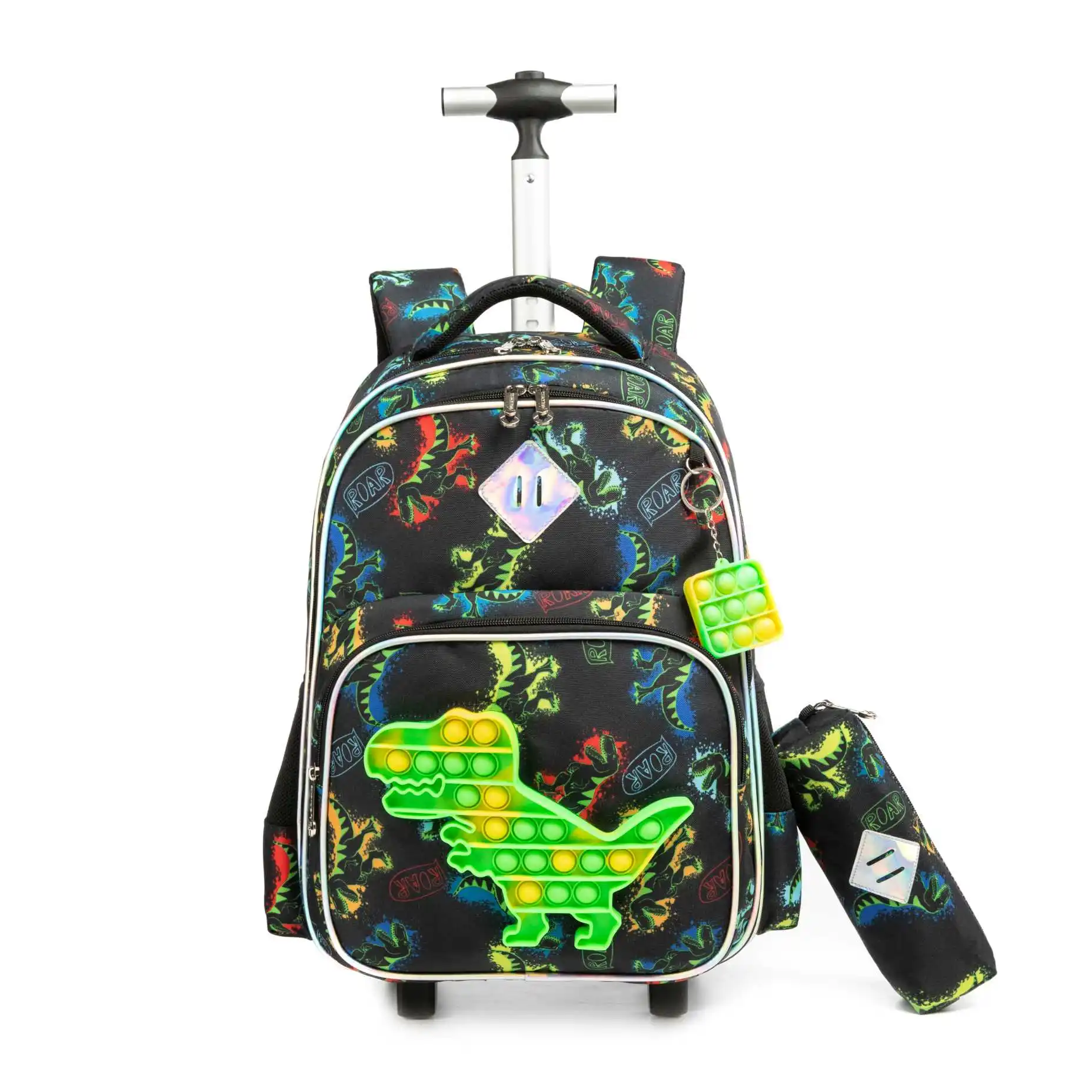 2023 Bestwill Boys Teenagers Trolley Schoolbag Waterproof Custom Children New School Trolley Bag