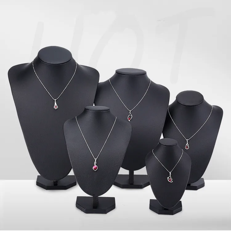 Large Necklace Display Stand Classical Black Necklace Mannequin Display Stand Necklace Stand Jewellery Display Bust