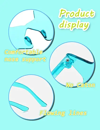 Star Shaped Rimless Sunglasses Bachelorette Party Decoration Supplier Cool Sunglasses Colorful Plastic