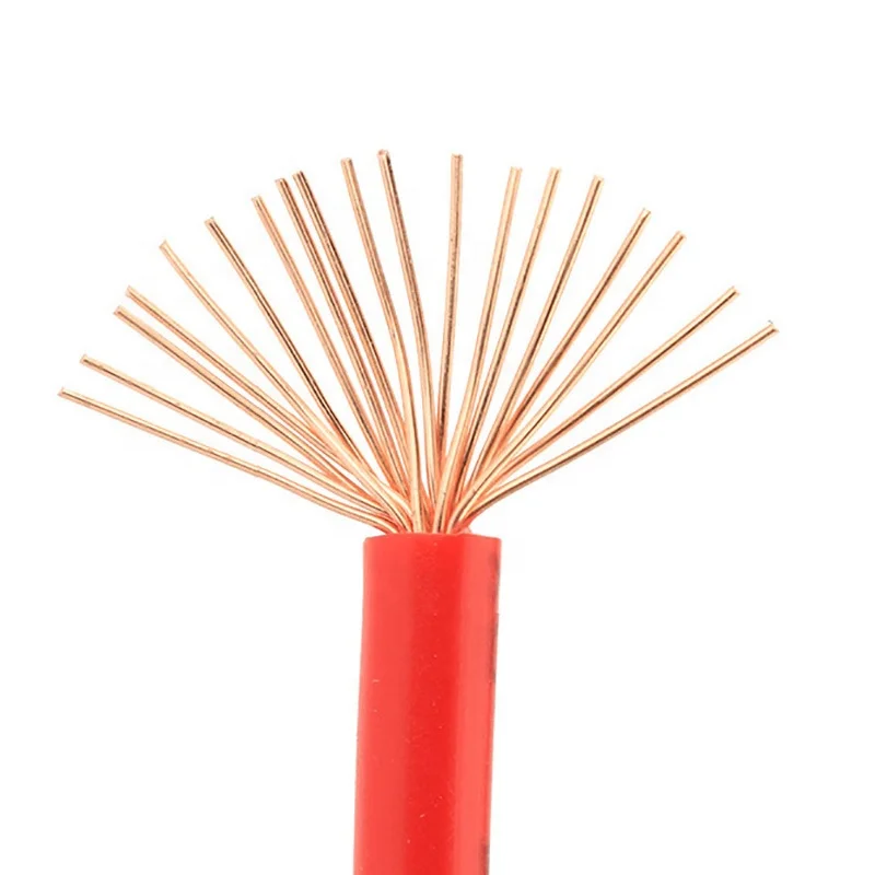 SO9001 Certified flexible cable 750v copper 1.5mm 2.5mm wire and electric cable bv bvr bvv bvvb rv rvv  household wire