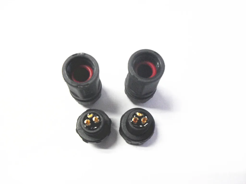 M12 waterproof circular connectors ip68 solder type 2 3 4 5 6 7 8 pin male and female plugs