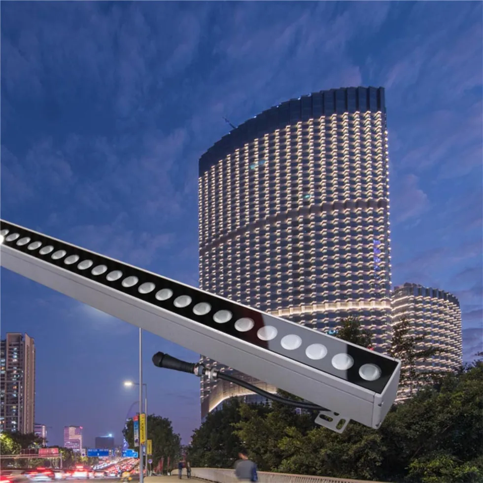 Led Facade Wall Light Led Strip Light Outdoor Waterproof 36W Warm White For Building