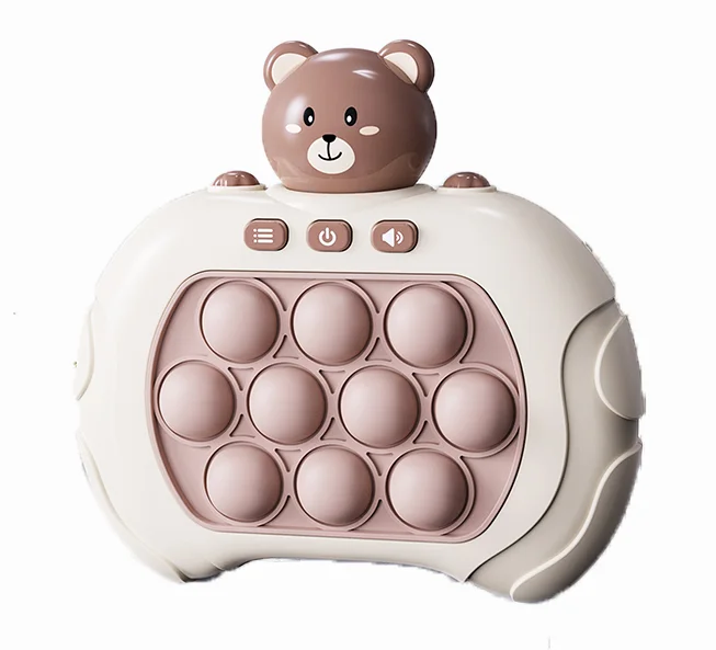 Fidget Toy Quick Push Machine Console Game Silicone Training Thinking Elimination Educational Popit Toys Puzzle Quick Push Game