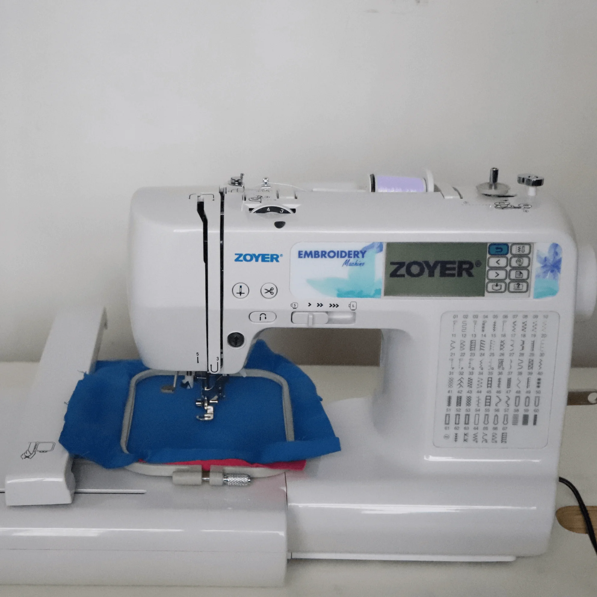 ZY1950N zoyer бытовые вышивальная машина с внутренней компьютерная вышивальная машина для шитья для домашнего использования