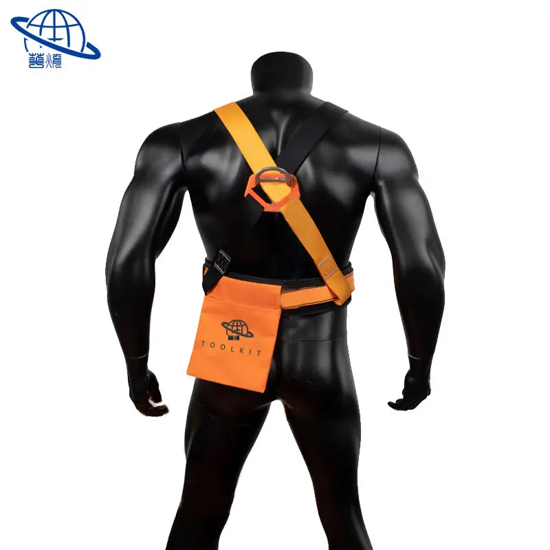 Factory Customized Fall Protection Three Point Half Body Climbing Harness Safety Belt