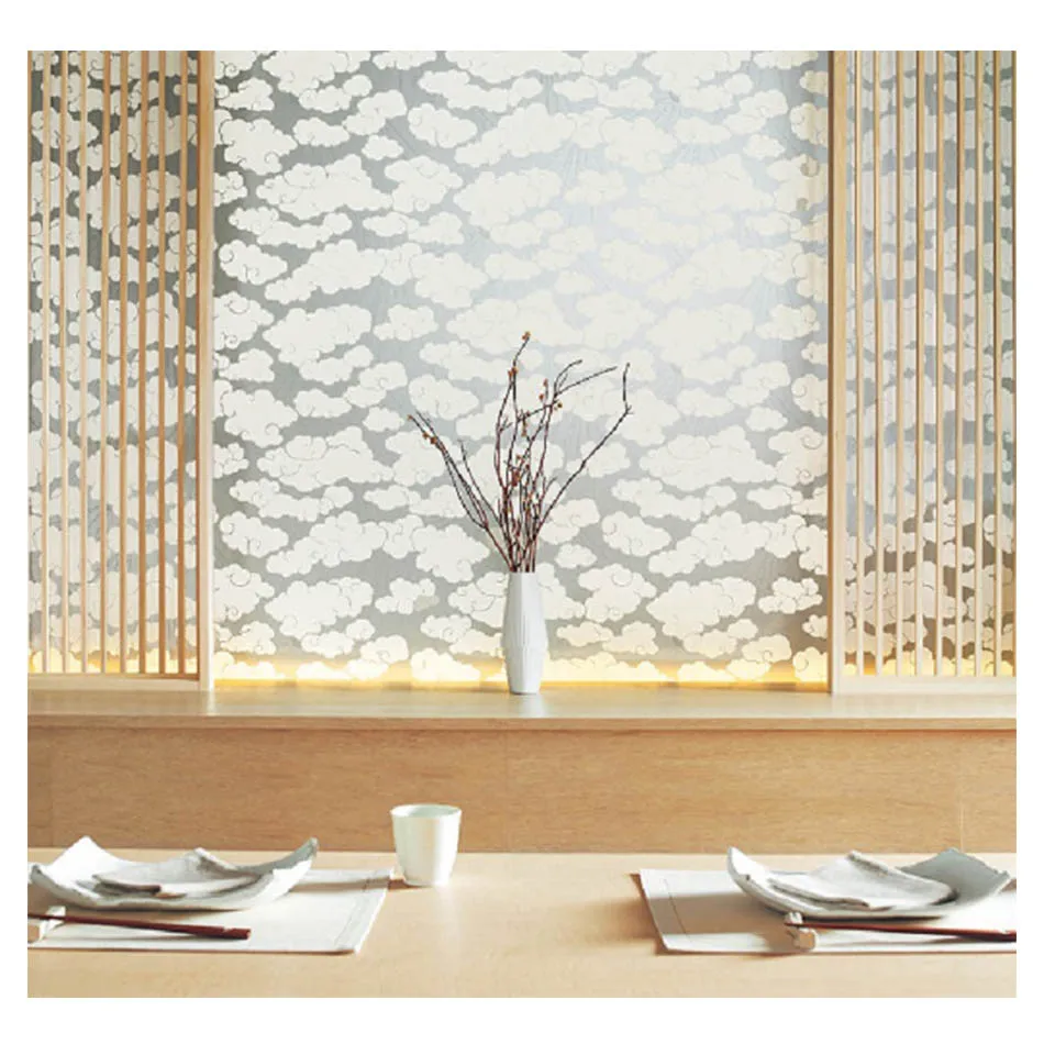 
Japanese style paper backed vinyl sheet wallpaper mural wallpaper 