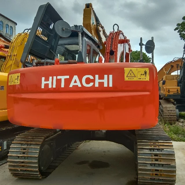 Б/у Hitachi EX120-3 Средний экскаватор с двигателем Cummins и компонентами гусеничного типа