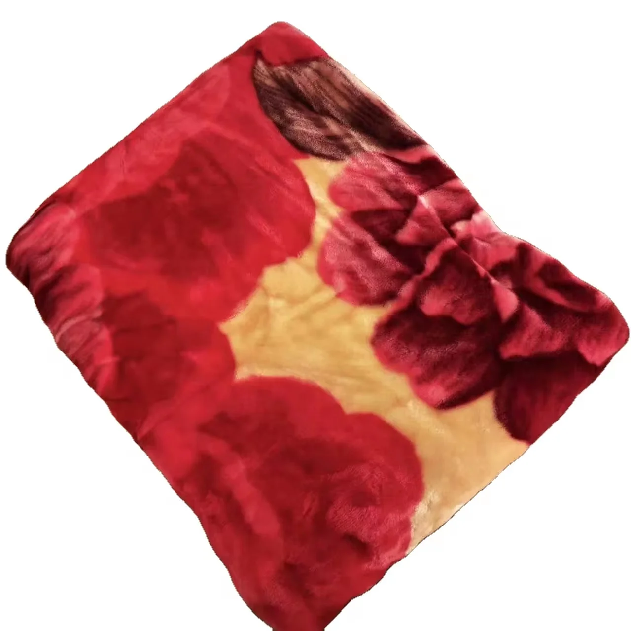 Factory Direct High Quality low Price hot polyester raschel mink blanket with print pattern for travel, gift, hotel disaster use