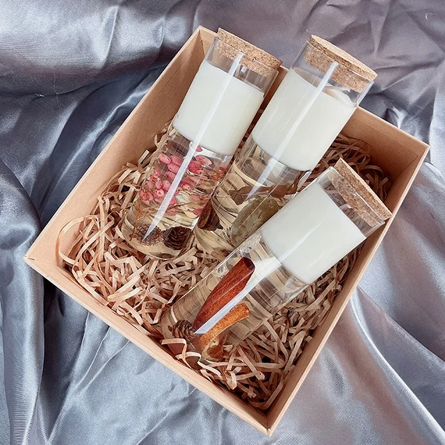 home decor candle jars Luxury Scented Candle  Transparent Glass Jar Unique Design Candles