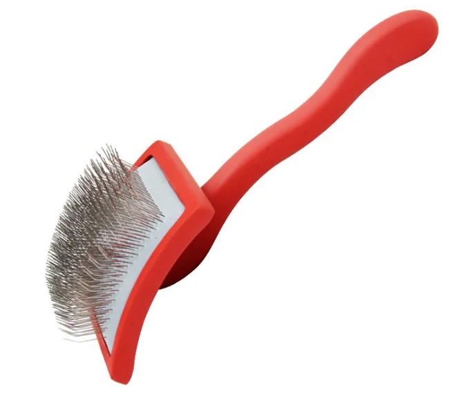 Big Long Pins Slicker Brushes, stainless steel extra long hard pin slicker large brush for professional grooming