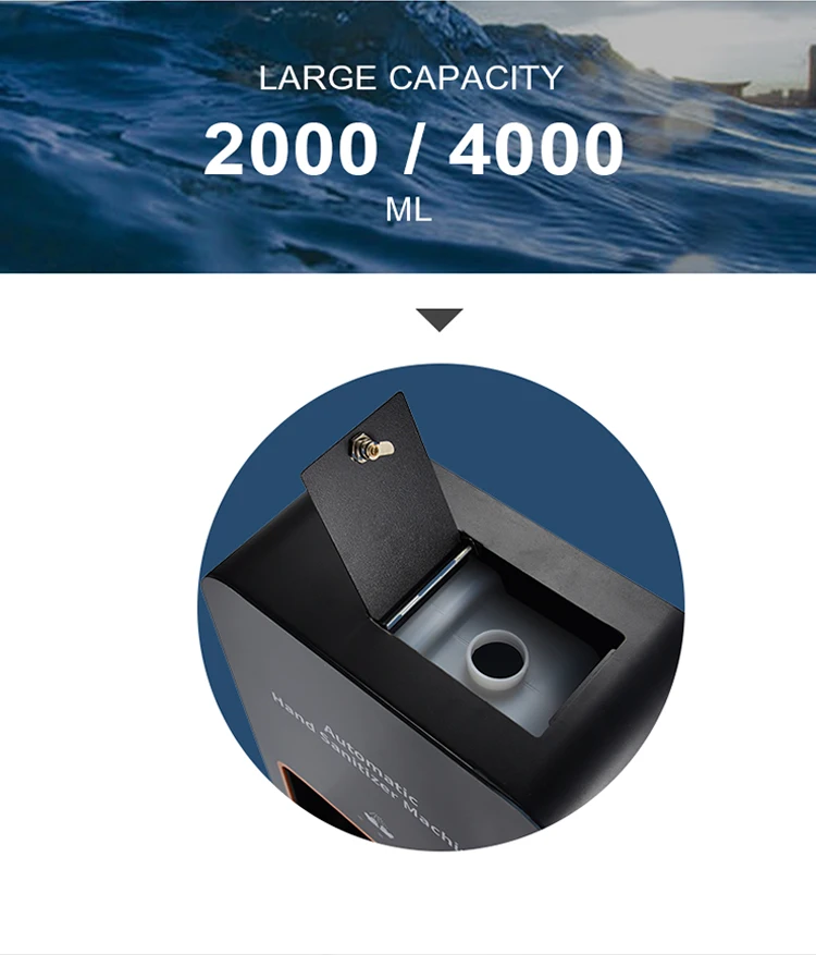 
2020 new design automatic electric wall mounted dispenser hospital hand sanitizer soap dispenser 