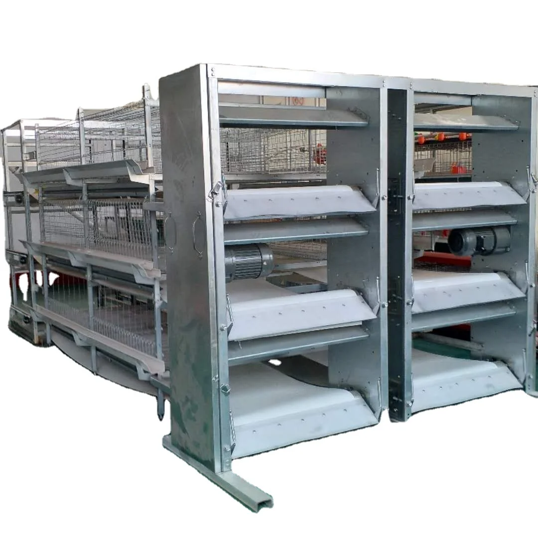 Newest Poultry Farm Automatic Laying Hens Cage Egg Layer Chicken Battery H Type Cages Broiler Cage Price For Chickens Coop