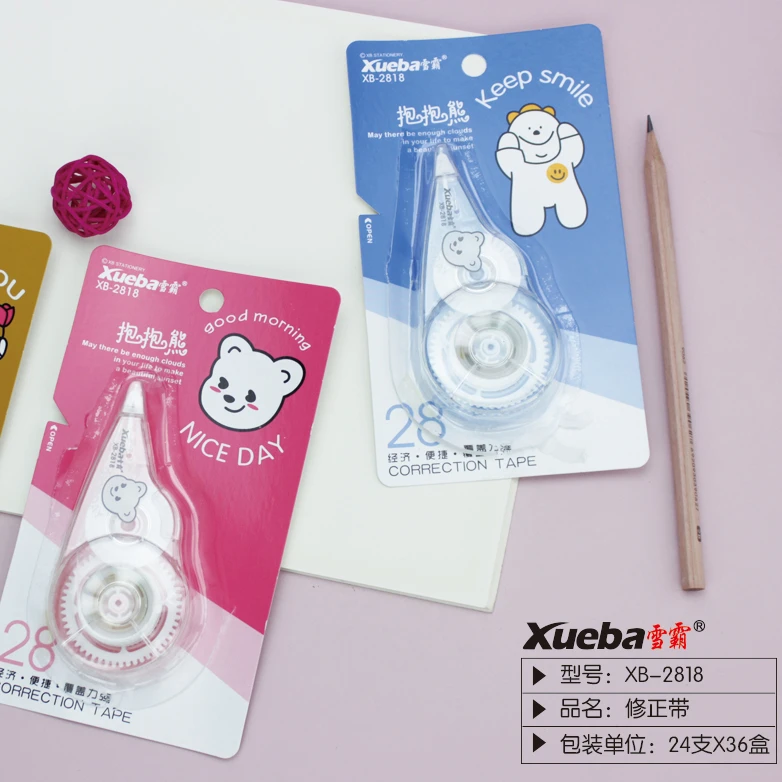 5mm Small Roller Tape OEM Packing School Office Stationery 3m 6m 8m 12m 20m correction tape