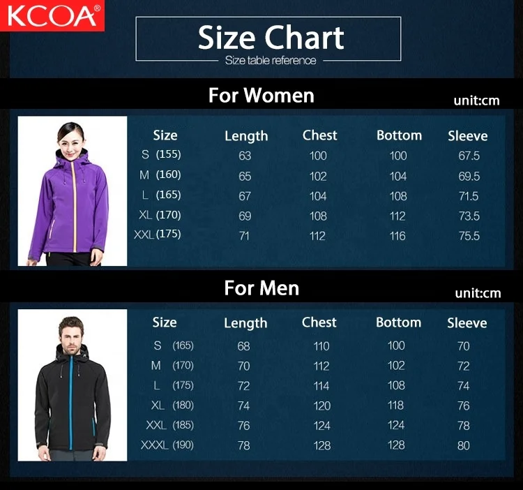 KCOA Wholesale Customized Winter Thermal Fleece Hiking Windbreaker Softshell Jacket