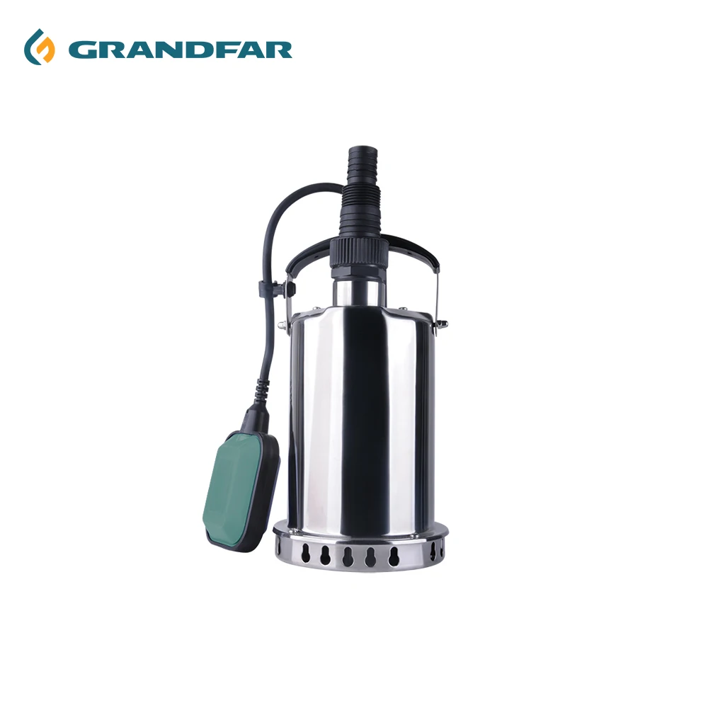 GRANDFAR Stainless steel Garden Submersible pump 1.5 HP electric motor submersible clean water pump