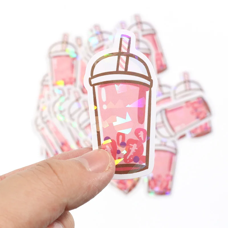 Vograce Clear Business Label Sticker Custom Print Sticker Brand Logo Froster Vinyl Sticker