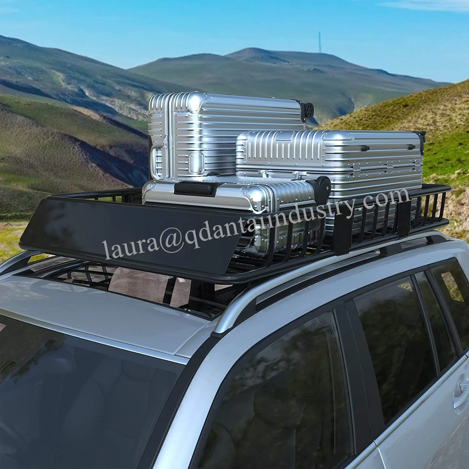 Багажник на крышу с увеличением в 150 фунтов, 64x39x6 дюймов