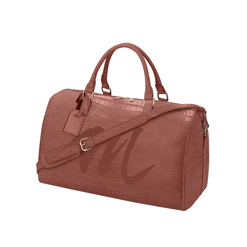 Wholesale Large Leather Travelling Bags Travel Duffel Bag Women Custom Leather Travel Bag