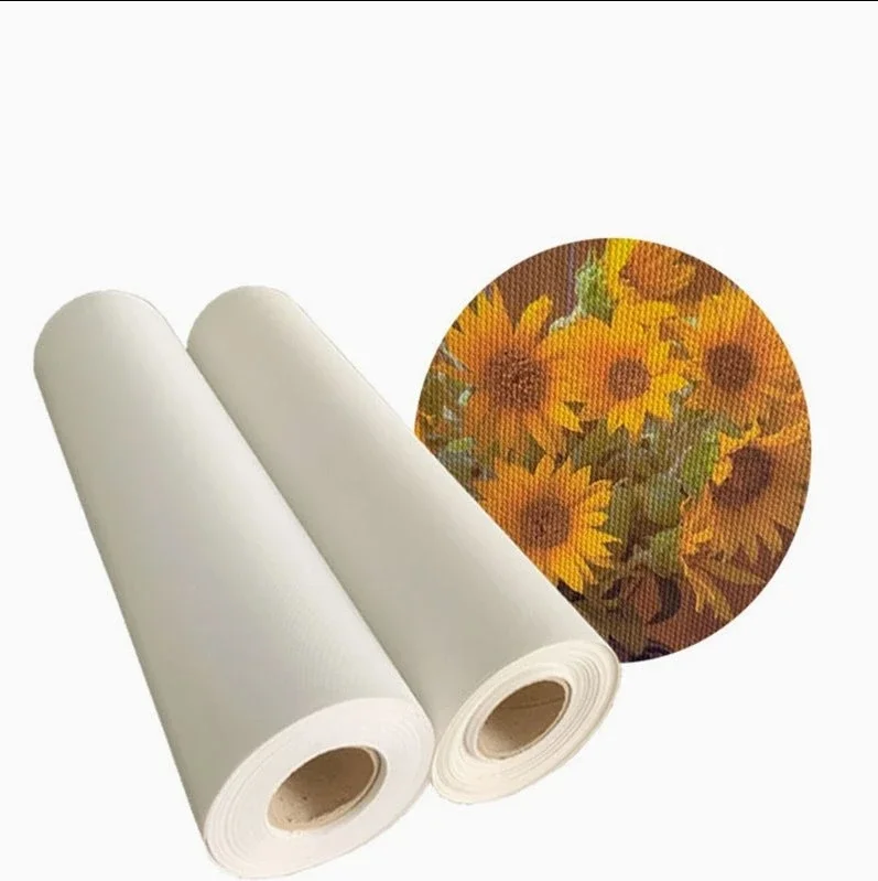 Factory Wholesale 100% Polyester 290g Eco-Solvent High Gloss/matte Printing Canvas