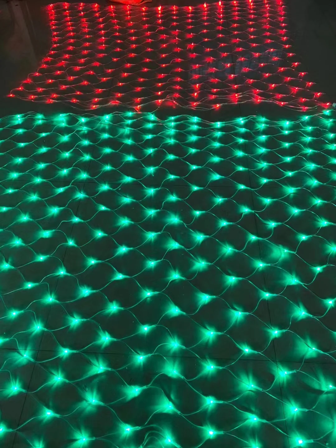Top Quality 2M*1M 160 Light Net Customization Christmas Fairy  Fishing Mesh Net With LED Lights For Outdoor